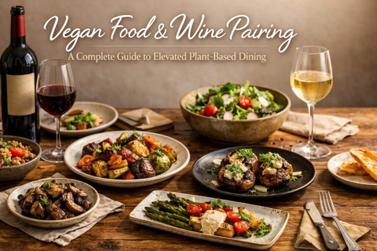 Vegan food wine pairing