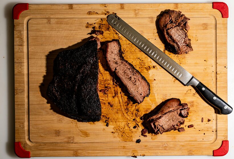 A Finished Smoked Brisket